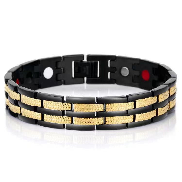 DUDDOO Bracelets - Model No. D-9055 Black & Gold