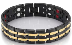 DUDDOO Bracelets - Model No. D-9044 Black & Gold