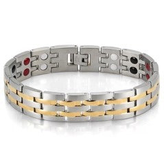 DUDDOO Bracelets - Model No. D-9044 Silver & Gold