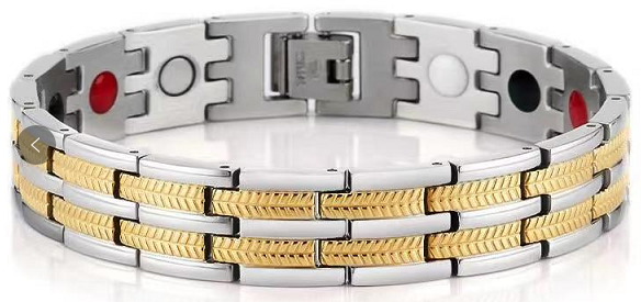 DUDDOO Bracelets - Model No. D-9055 Silver & Gold