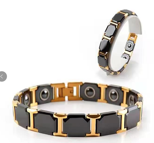 DUDDOO Bracelets - Model No. D-8020 Black & Gold