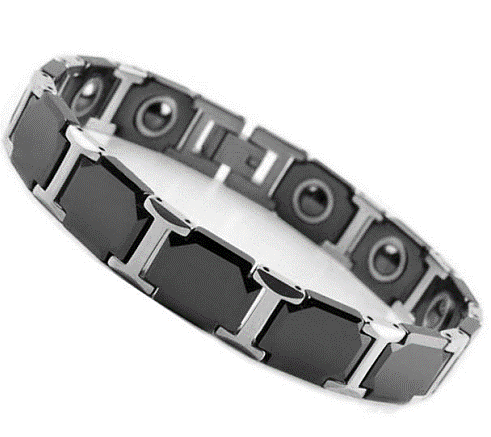 DUDDOO Bracelets - Model No. D-8020 Black & Silver