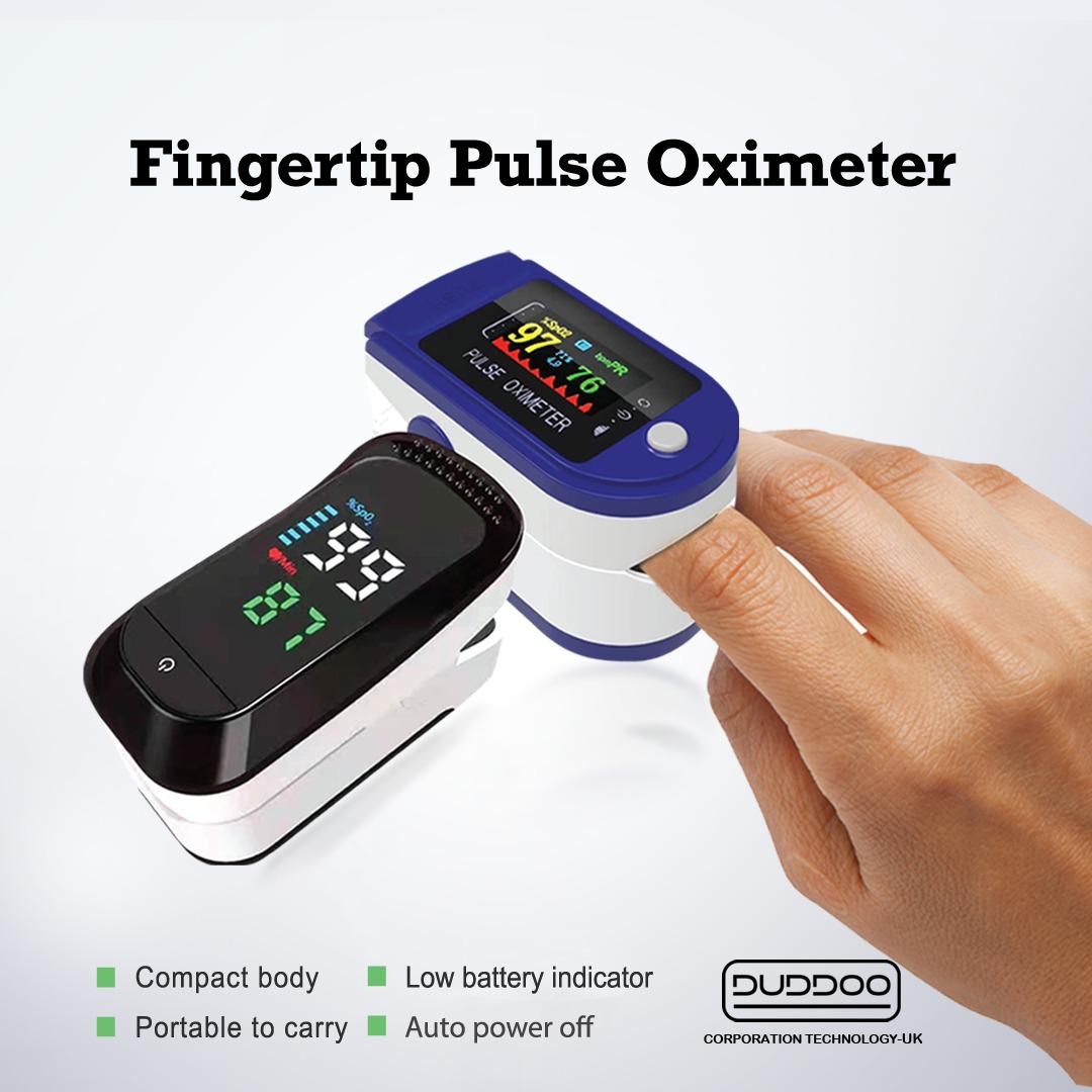 DUDDOO Pulse Oximeter - Black