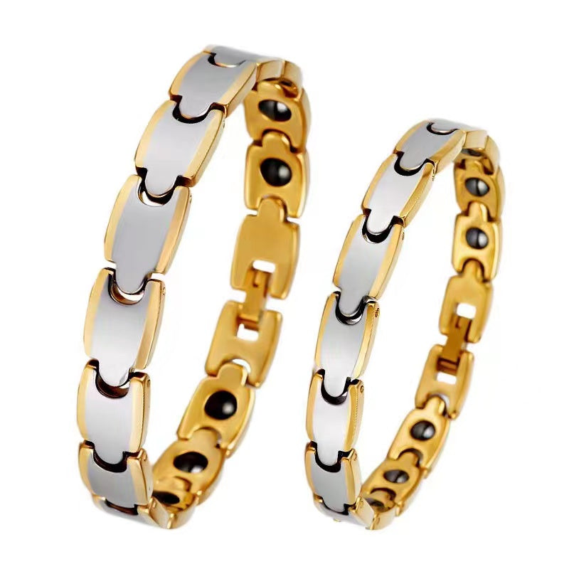 DUDDOO Bracelets - Model No. D-1010 Sliver & Gold