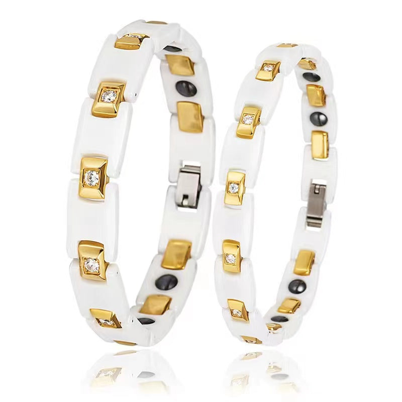 DUDDOO Bracelets - Model No. D-9070 White Gold