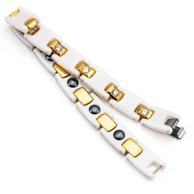 DUDDOO Bracelets - Model No. D-9070 White Gold